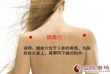 臑俞穴的准确位置图