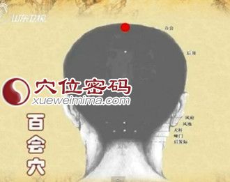 百会穴的位置