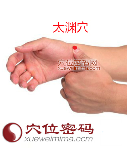 太渊穴的准确位置图