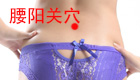 按摩腰阳关穴缓解治疗月经不调
