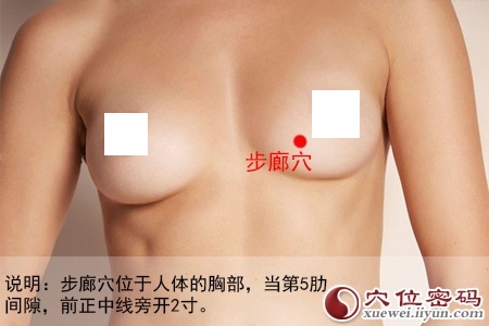 步廊穴位位置图