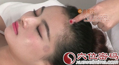 曲差穴的准确位置图