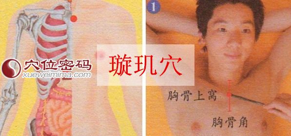 璇玑穴的准确位置图