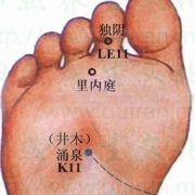 简单点按涌泉穴 每天10分钟缓脚凉