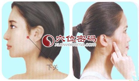 下关穴的准确位置图